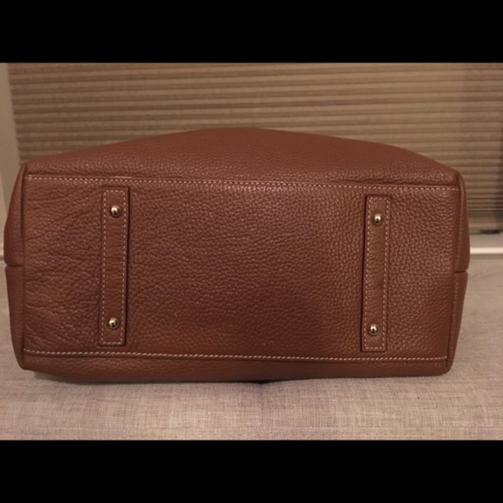 Dooney & Bourke Pebble Leather Logo Lock Hobo - Picture 3 of 7